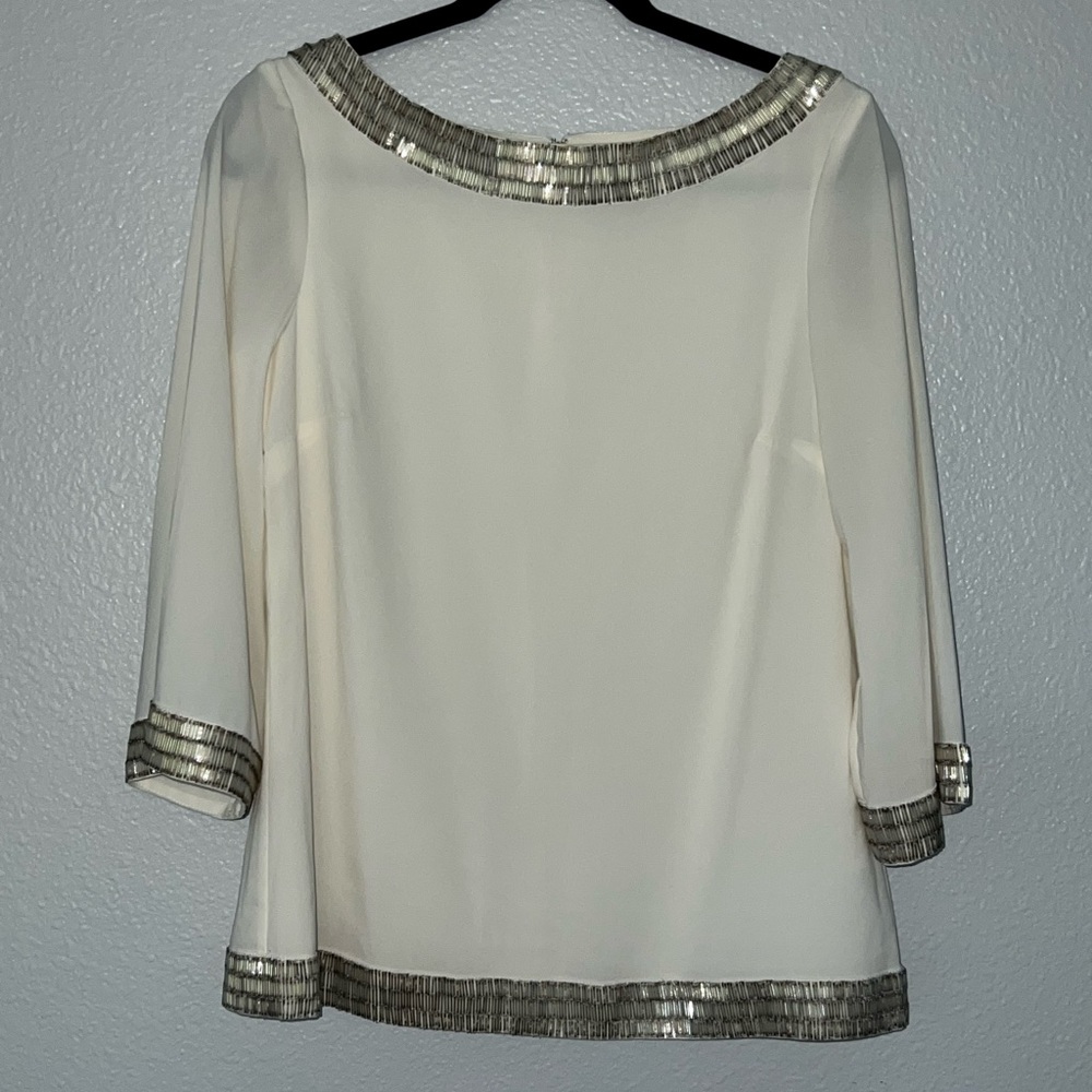 Trulli Blouse with Shimmering Trim